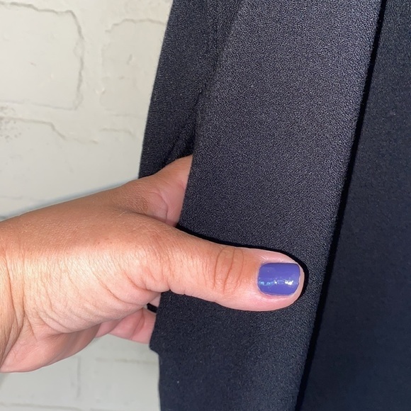 Free People tunic shirt side slit pockets sleeveless mock neck long keyhole back - Picture 4 of 5